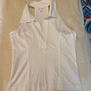 Pilcro Women's Cream Sleeveless Tank Top